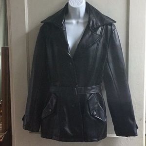 Faux Leather Jacket